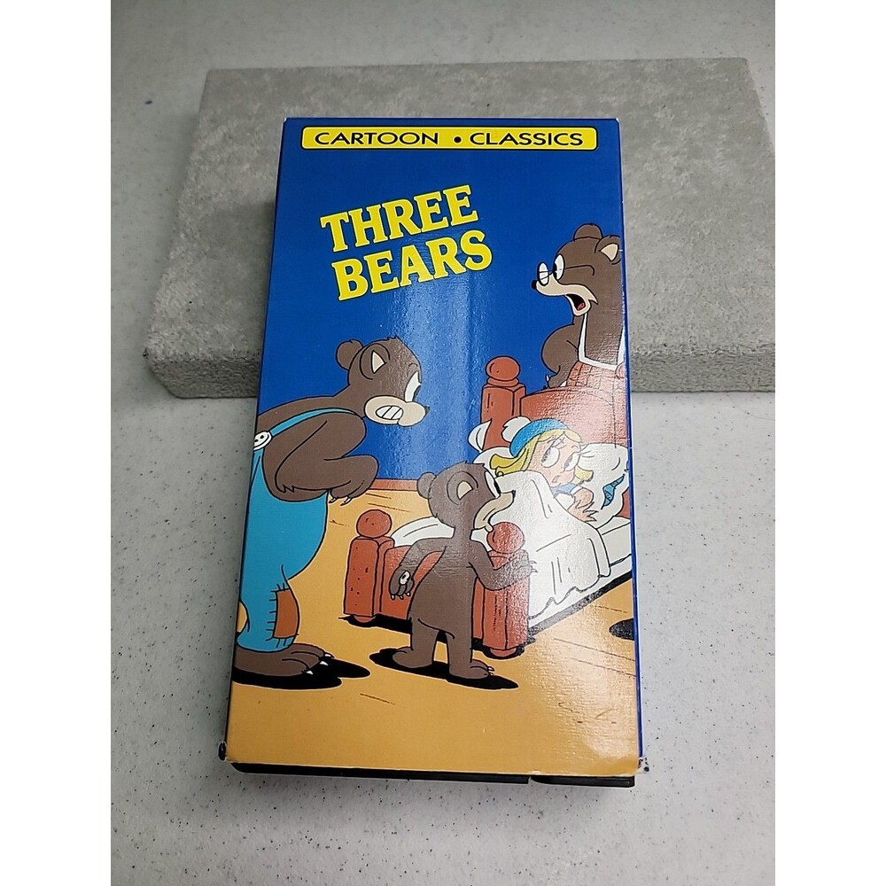Very Rare Sealed 1991 Alpha Video Three Bears VHS Tape #83214